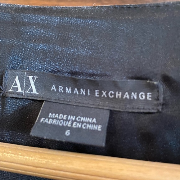 Black Armani exchange dress. US size 6 - Picture 2 of 3